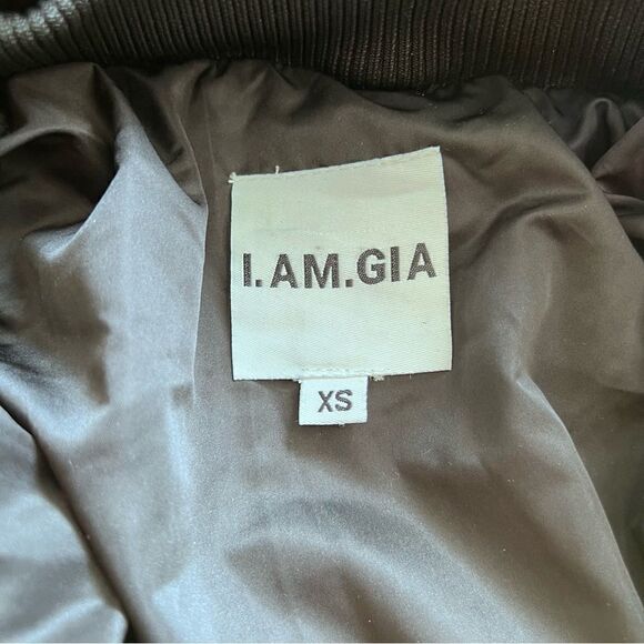 I.AM.GIA Neon Fur Bomber Cropped Cute Jacket Size XS. - Picture 7 of 10